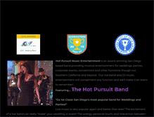 Tablet Screenshot of hotpursuitmusic.com